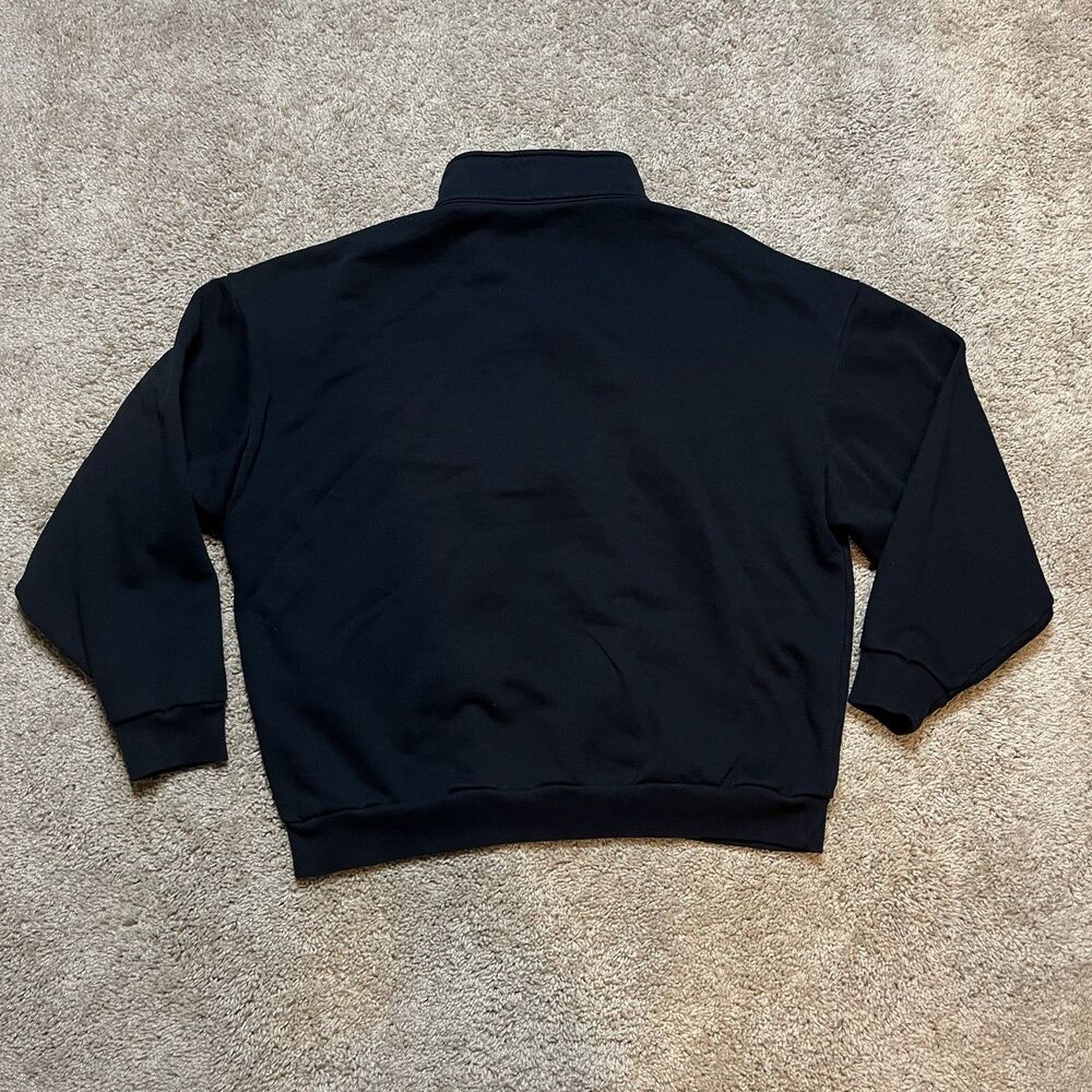 Alo Black Quarter Zip Accolade Pullover Mens Size Large Black - Picture 3 of 6
